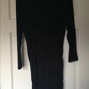 Super soft, never worn, black cotton dress